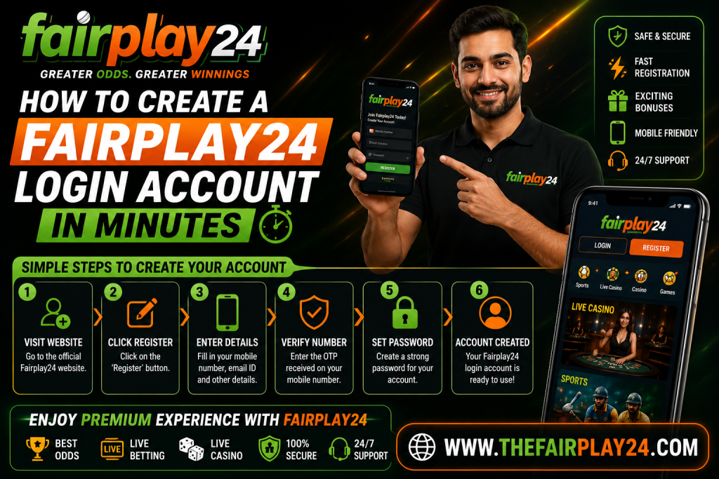 How to Create a Fairplay24 Login Account in Minutes Complete Guide